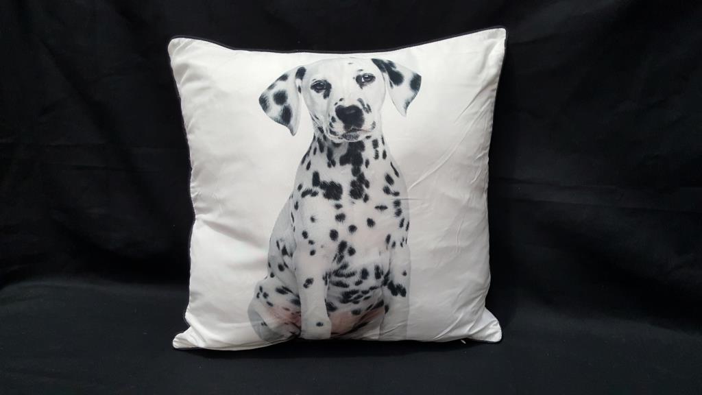 Double Sided Dalmatian 45 x 45cm Microplush Cushion Jalan Imports